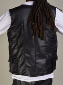 Politics Vest - Florence PU Leather - Black - 491