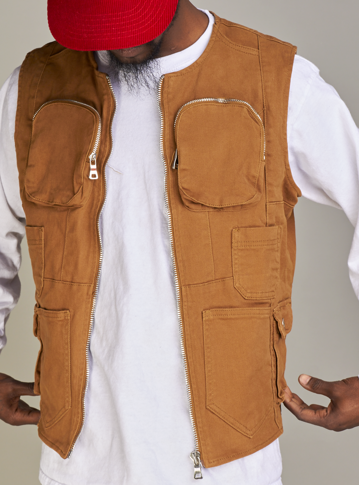 Politics Vest - Florence - Khaki - 493