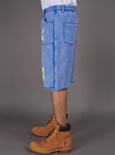 Politics Shorts - Keran - Washed Blue - 642