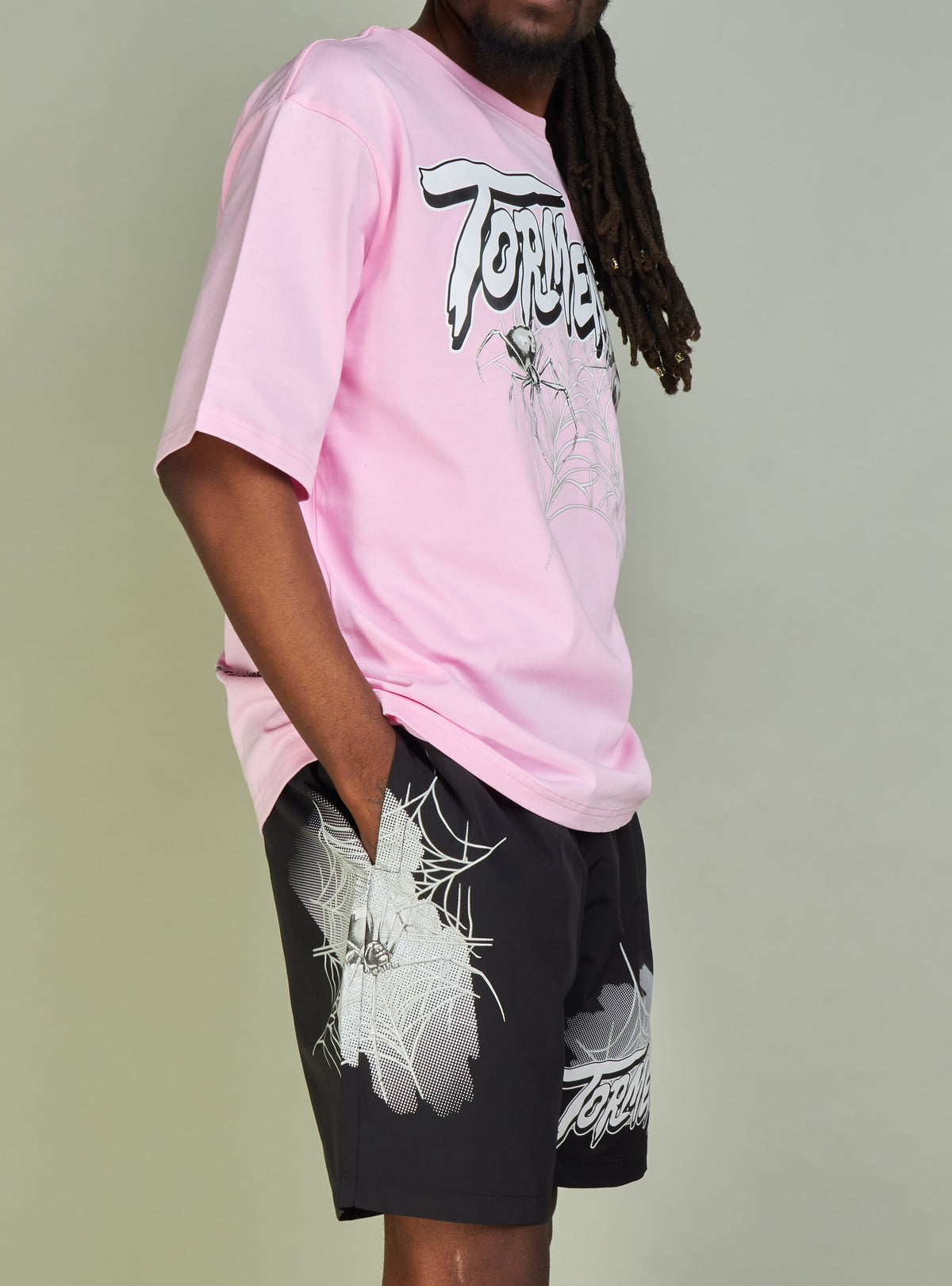 Politics Short Set - English - Pink and Black - 117