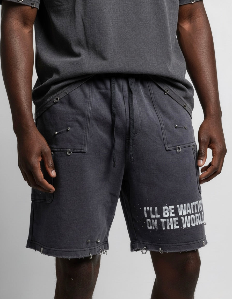 Politics Shorts - Quinn - Grey - 309