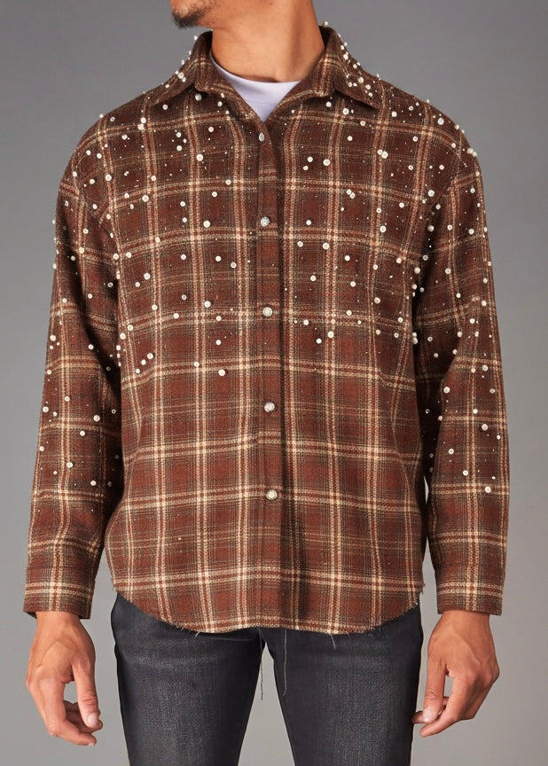 Politics Shirt - Zin - Brown - 855