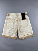 Politics Denim Shorts - Khaki Wash - Spr 93