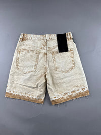 Politics Denim Shorts - Khaki Wash - Spr 93