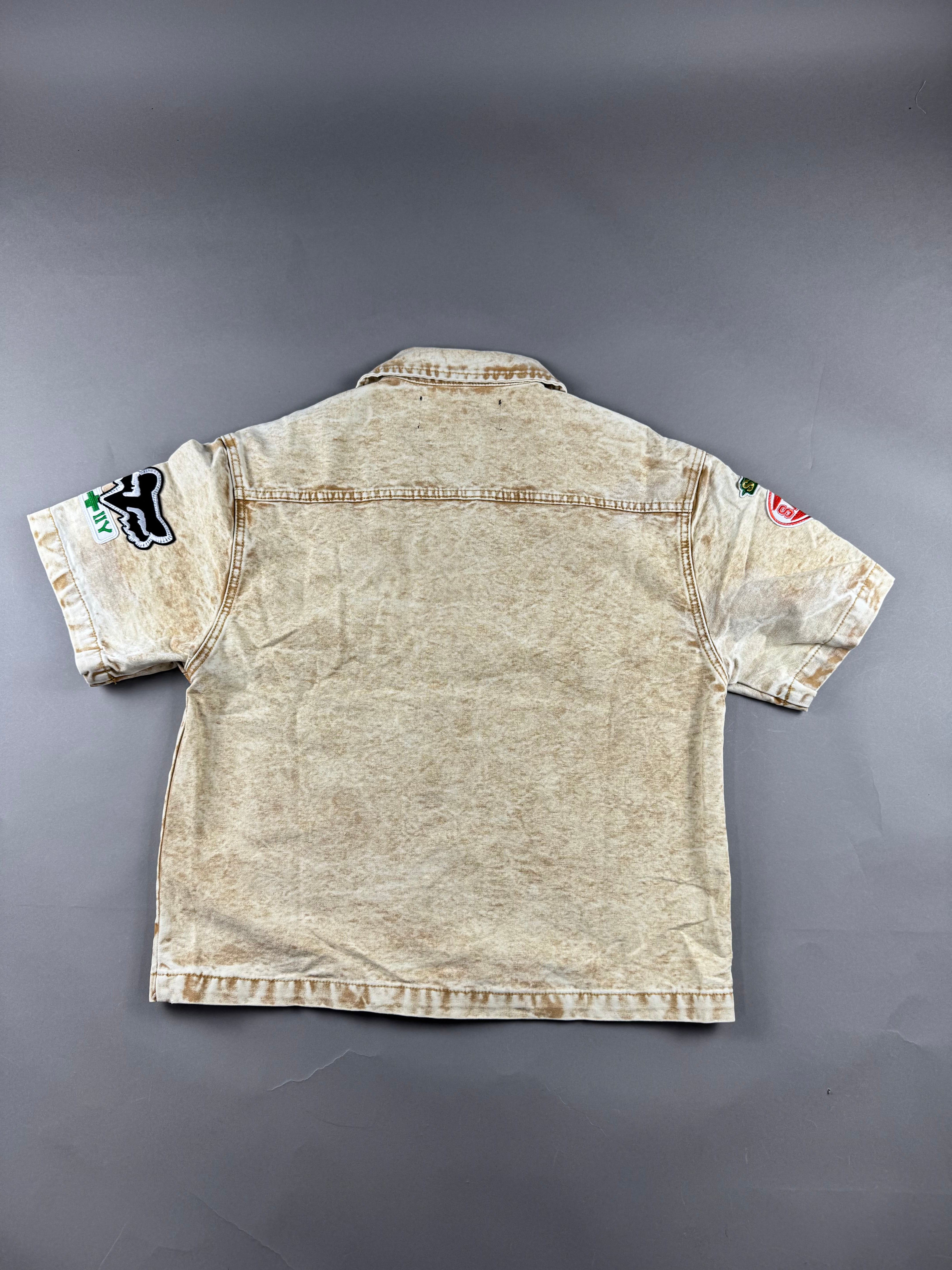 Politics - Denim Shirt- Khaki Wash - Spr 95