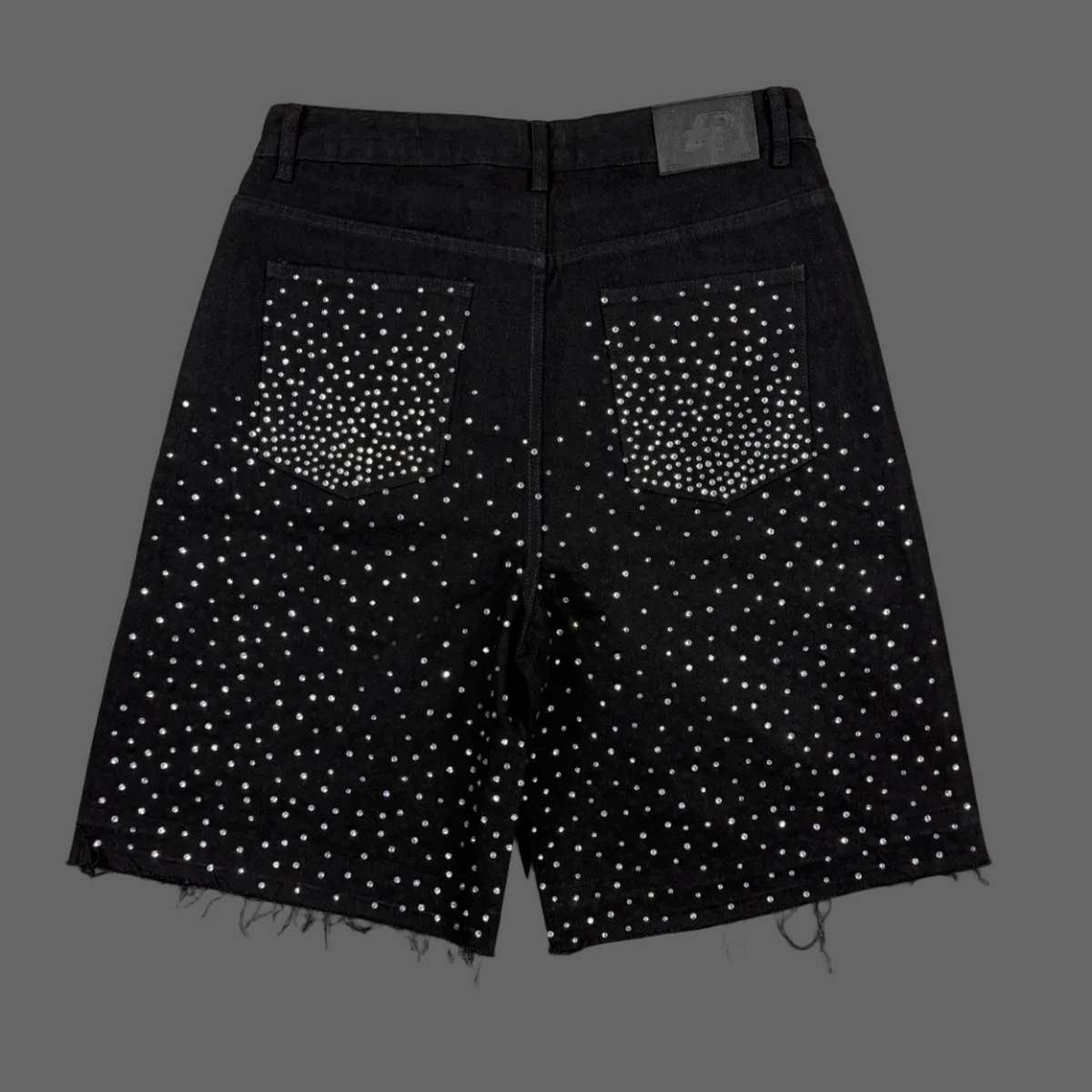Politics Shorts - Bishop - Silver on Black - 102