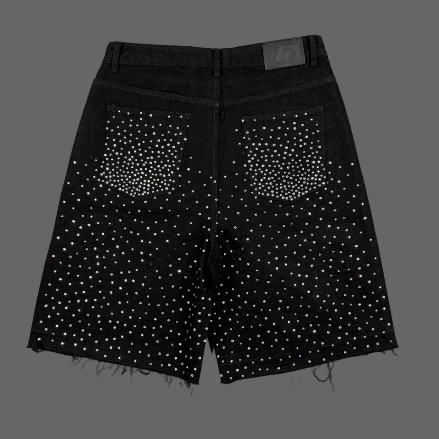 Politics Shorts - Bishop - Silver on Black - 102