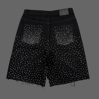 Politics Shorts - Bishop - Silver on Black - 102