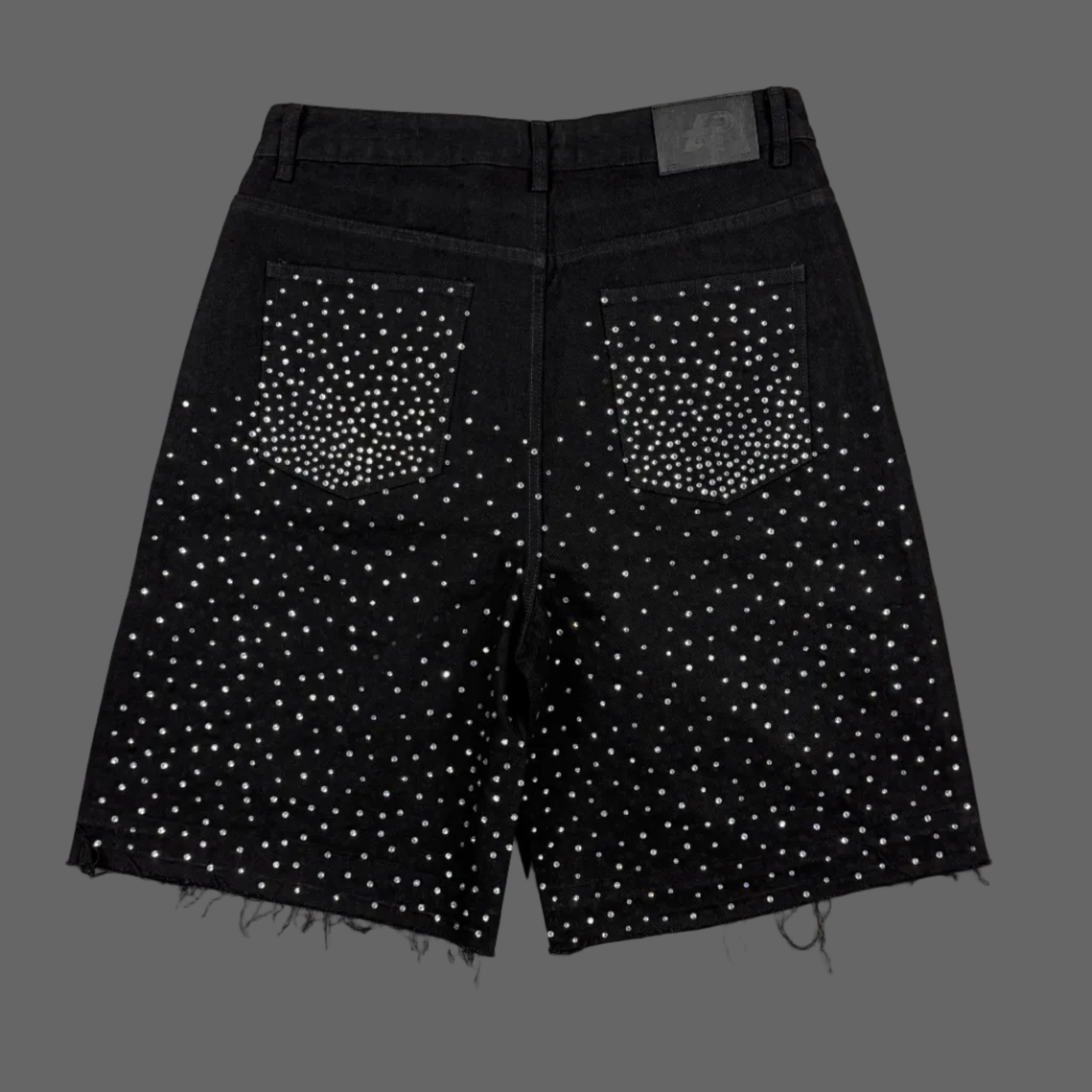 Politics Shorts - Bishop - Silver on Black - 102