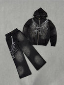 Politics Sweatsuit - Jarek - Black  - 237