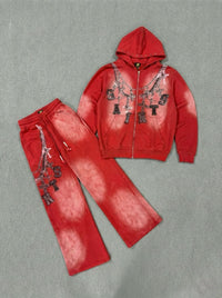 Politics Sweatsuit - Jarek - Red - 237