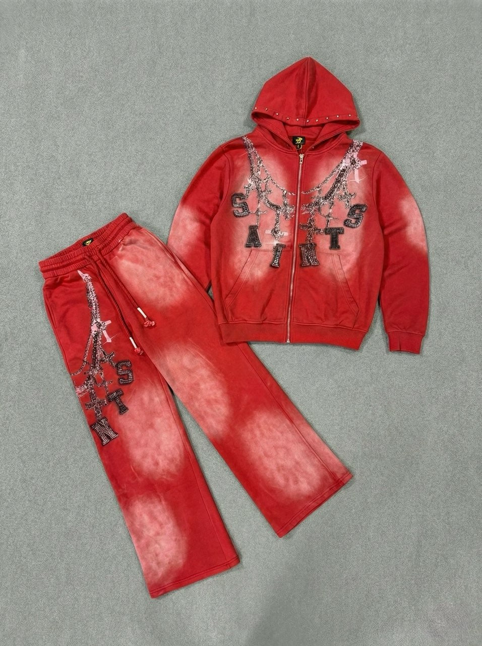 Politics Sweatsuit - Jarek - Red - 237