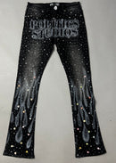 Politics Jeans - Hol -  Black Wash Flames - 57