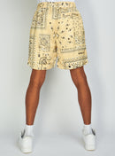 Politics Shorts - Cream Bandana - Hughes621