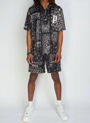Politics Shorts - Black Bandana - Hughes625