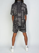 Politics Shorts - Black Bandana - Hughes625
