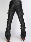 Politics Jeans - Florence Leather Cargo - Black - 501