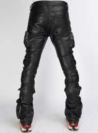 Politics Jeans - Florence Leather Cargo - Black - 501