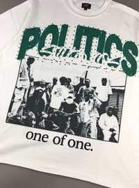 Politics T-Shirt - Mono - White - 7A