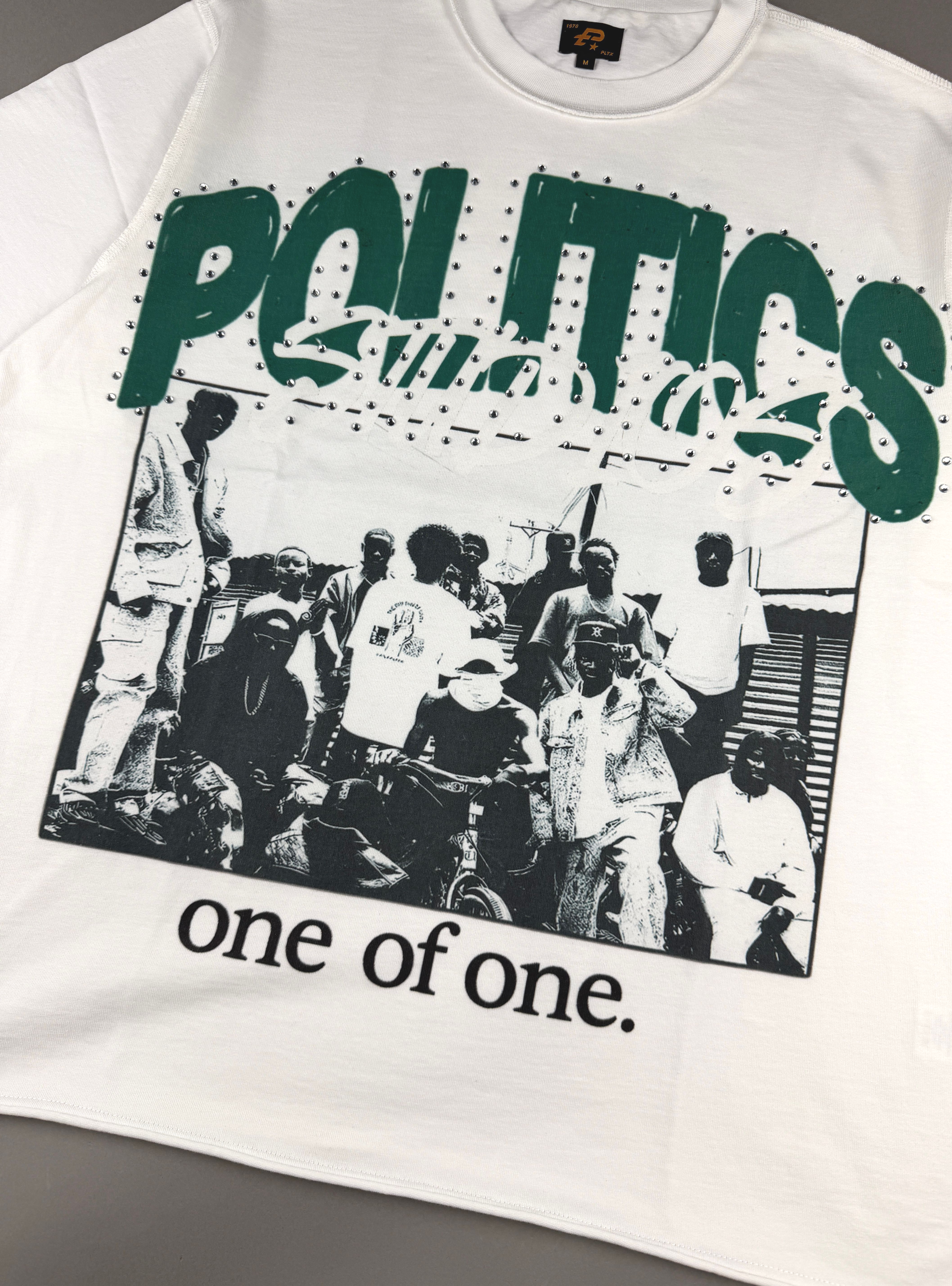 Politics T-Shirt - Mono - White - 7A