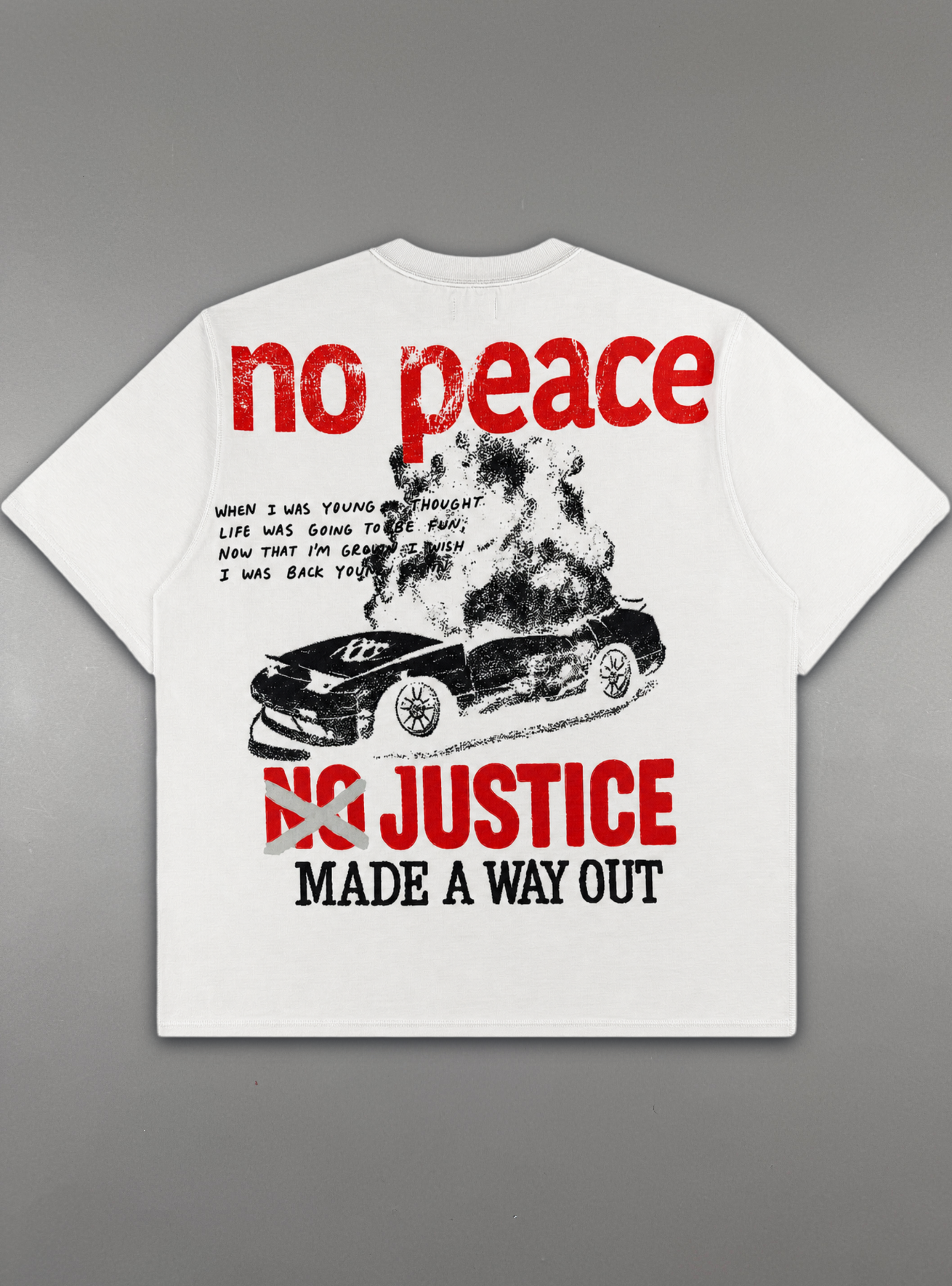 Politics T-Shirt - Mono - White - 7A