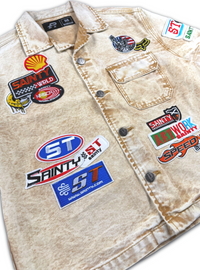 Politics - Denim Shirt- Khaki Wash - Spr 95