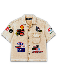 Politics - Denim Shirt- Khaki Wash - Spr 95