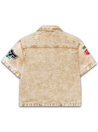 Politics - Denim Shirt- Khaki Wash - Spr 95