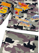 Politics Troub Track Pants — Green Camo- Sum 02