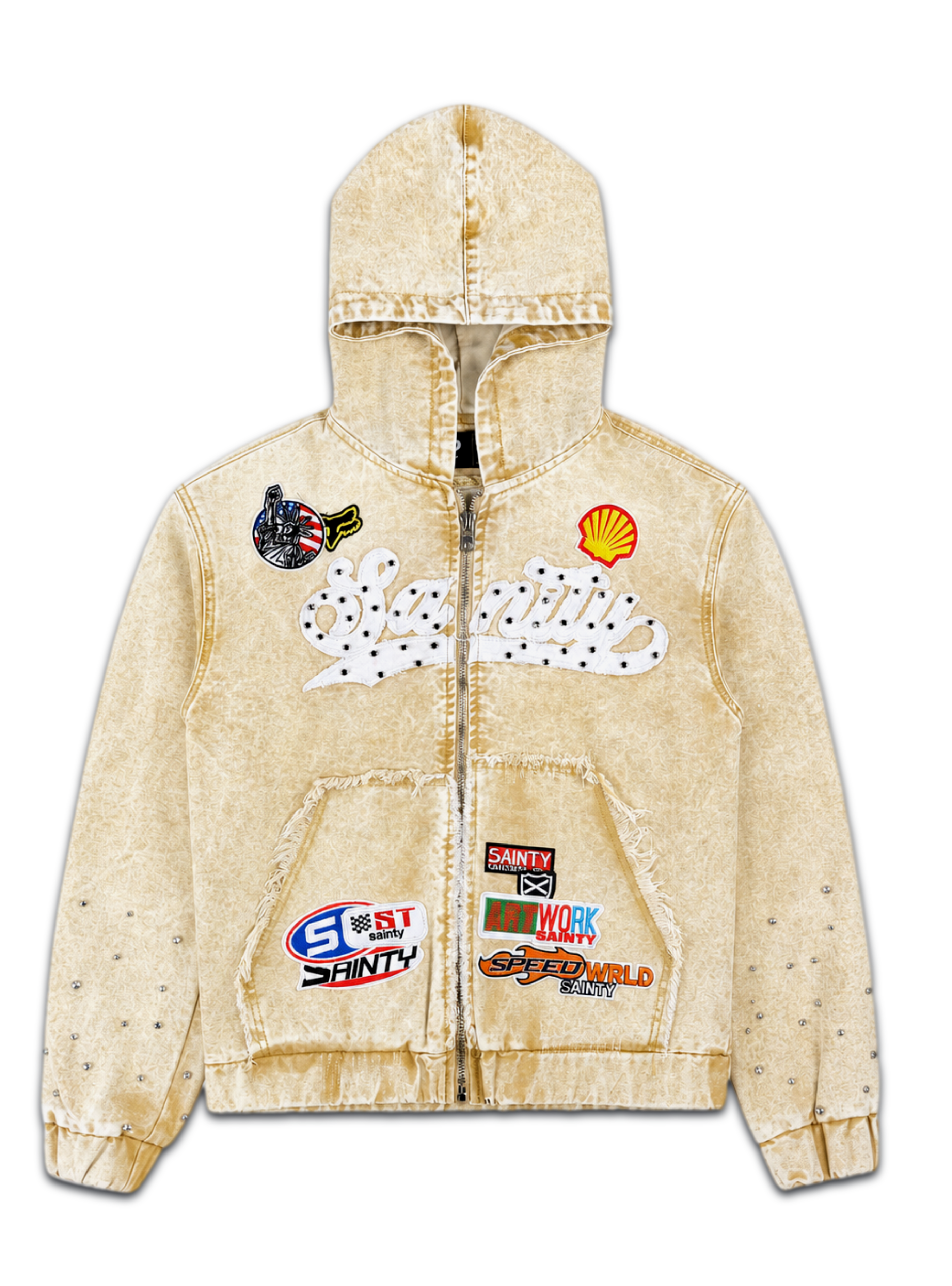 Politics - Denim jacket- Khaki Wash - Spr 94