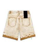 Politics Denim Shorts - Khaki Wash - Spr 93