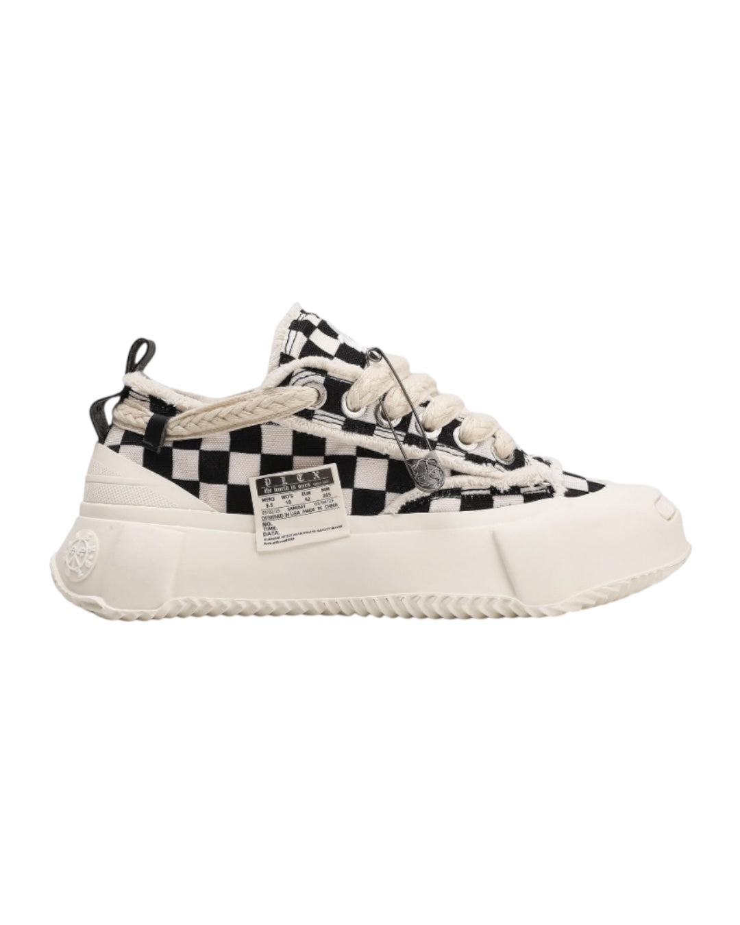 Politics Shoes - Bergen - Black And White - 205