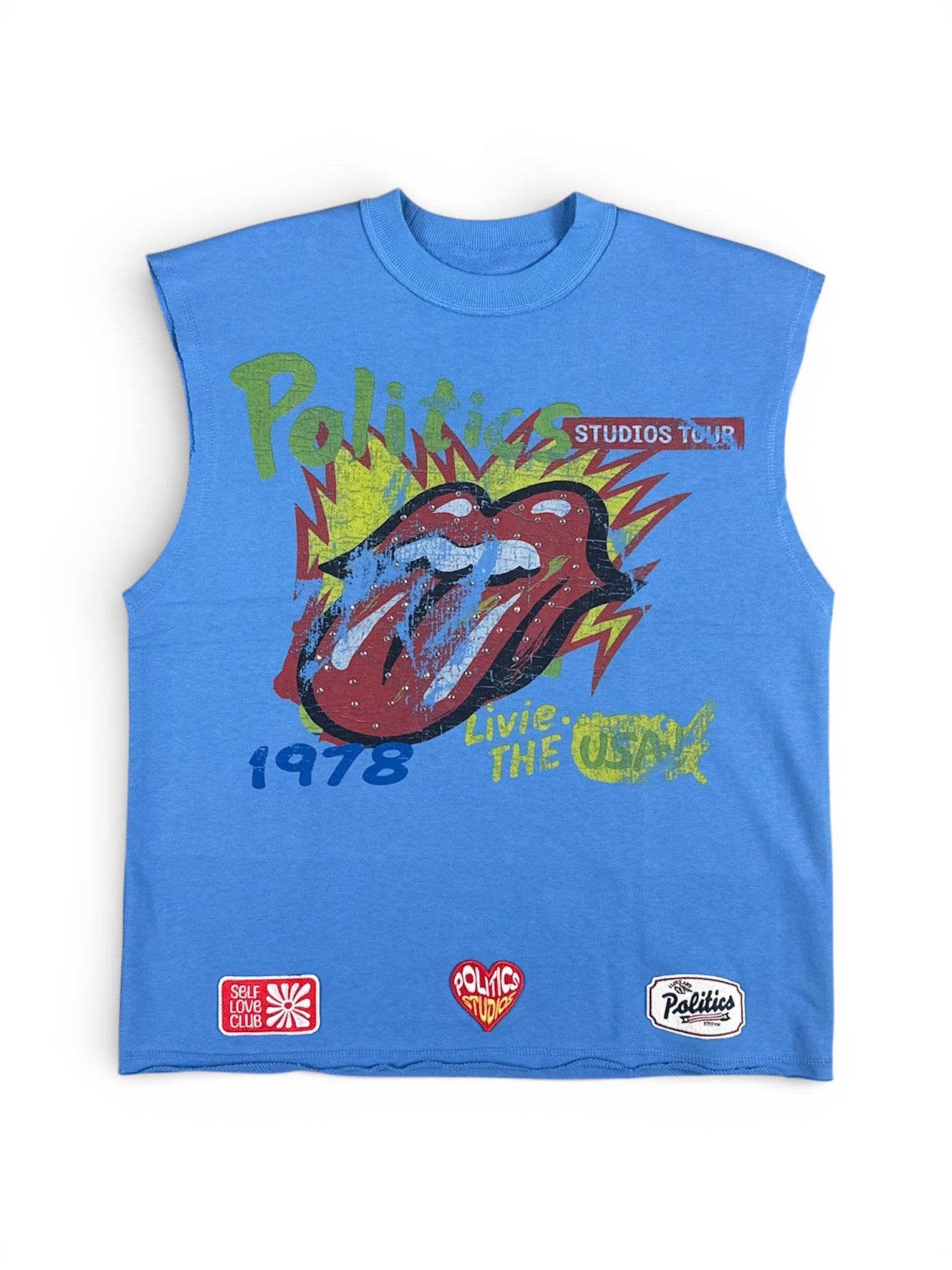 Politics Tank Top - Blue - Cruz - 9