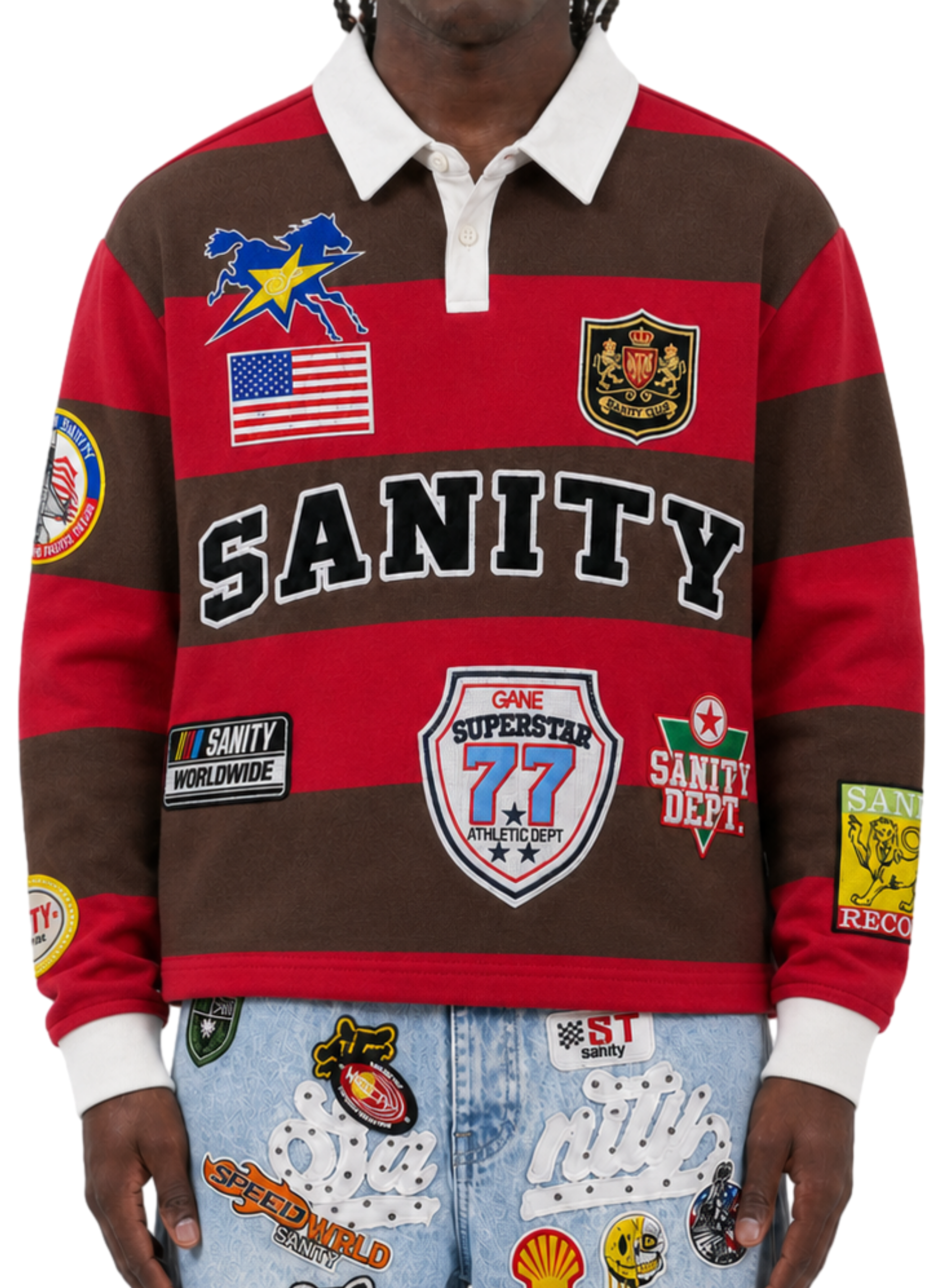 Politics Shirt - Casa - Brown And Red - 426-2
