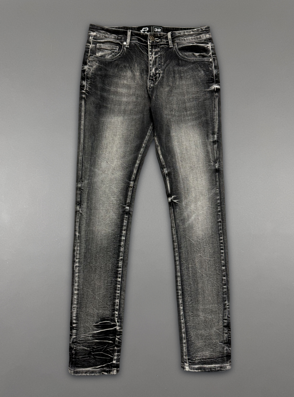 Politics Skinny Jeans — Grey Wash-Spr-32