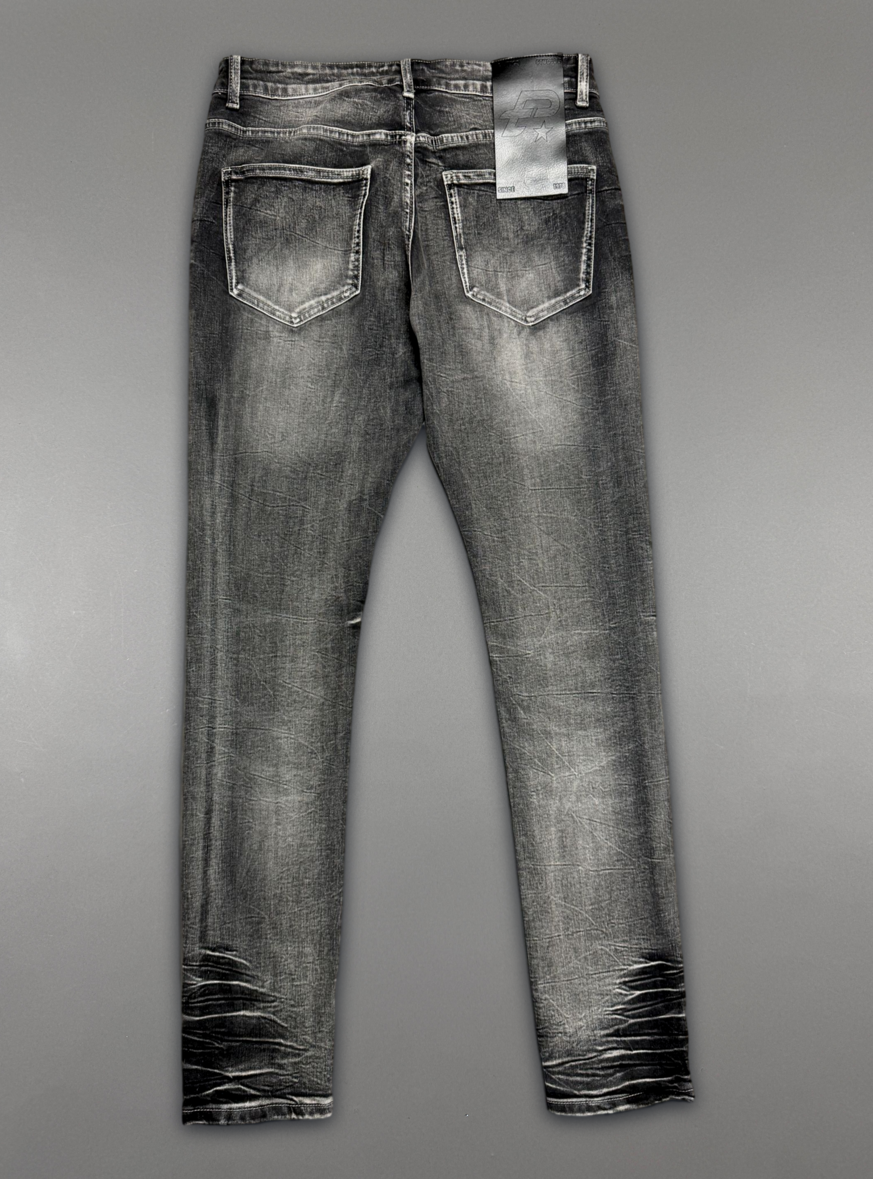 Politics Skinny Jeans — Grey Wash-Spr-32
