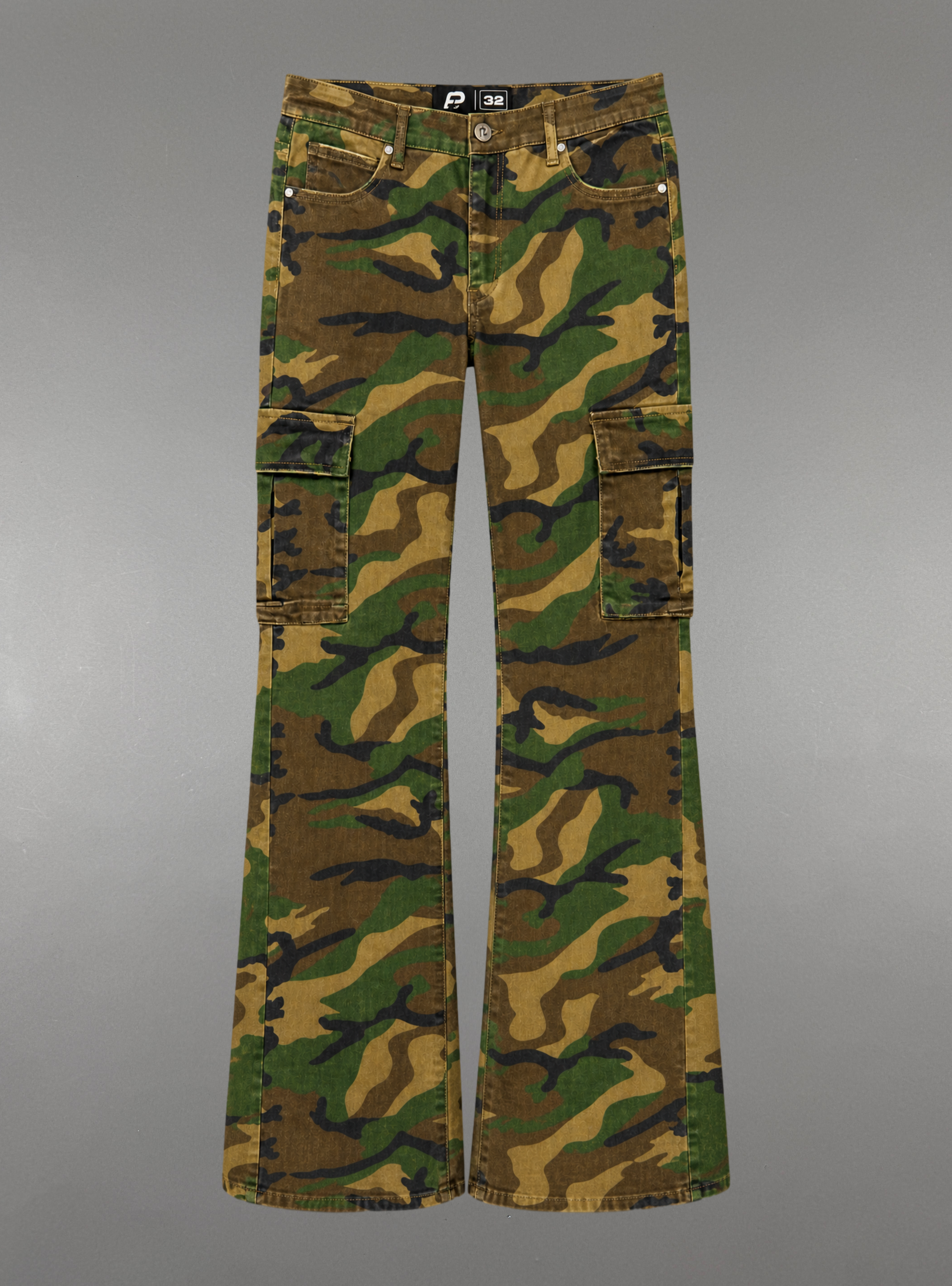 Politics Jeans - Camo  - Stacked Fit - Tol - 18