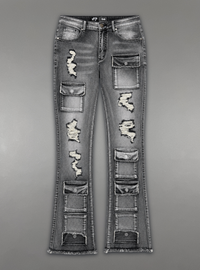 Politics Jeans - Grey Wash - Stacked Fit - SPR-21