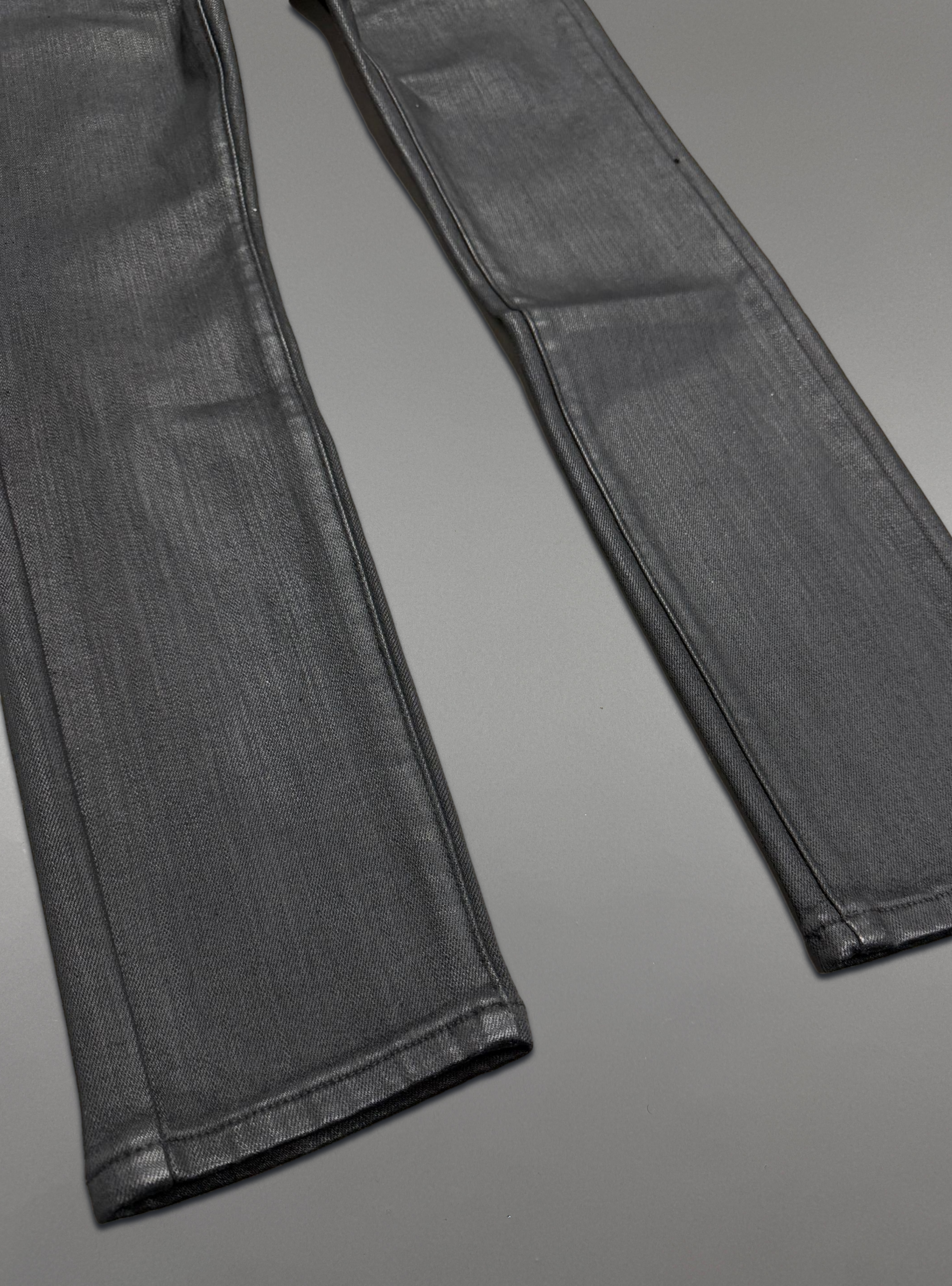 Politics Skinny Jeans — Black Wax - 1