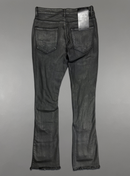 Politics Jeans - Jet Black Waxed denim - Stacked Fit - SPR-20