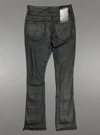 Politics Jeans - Jet Black Waxed denim - Stacked Fit - SPR-20