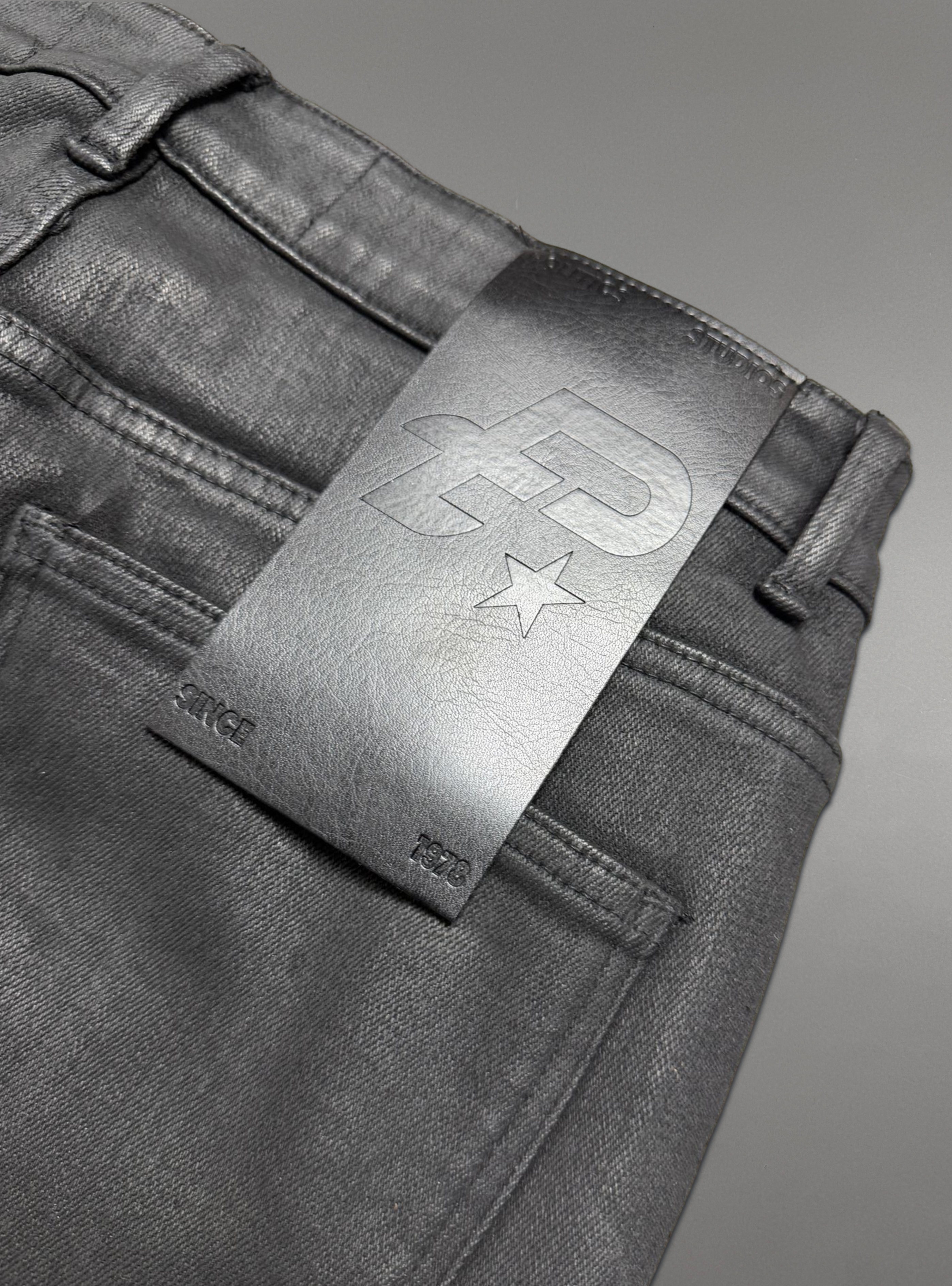 Politics Skinny Jeans — Black Wax - 1