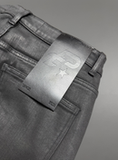 Politics Jeans - Jet Black Waxed denim - Stacked Fit - SPR-20
