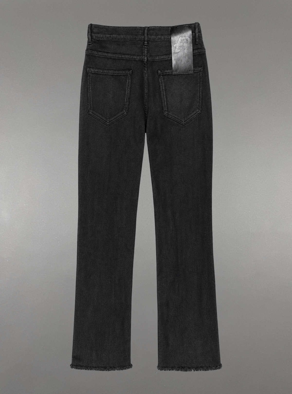 Politics Jeans - Jet Black Waxed denim - Stacked Fit - SPR-20