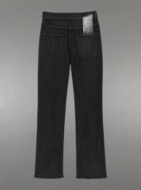 Politics Jeans - Jet Black Waxed denim - Stacked Fit - SPR-20