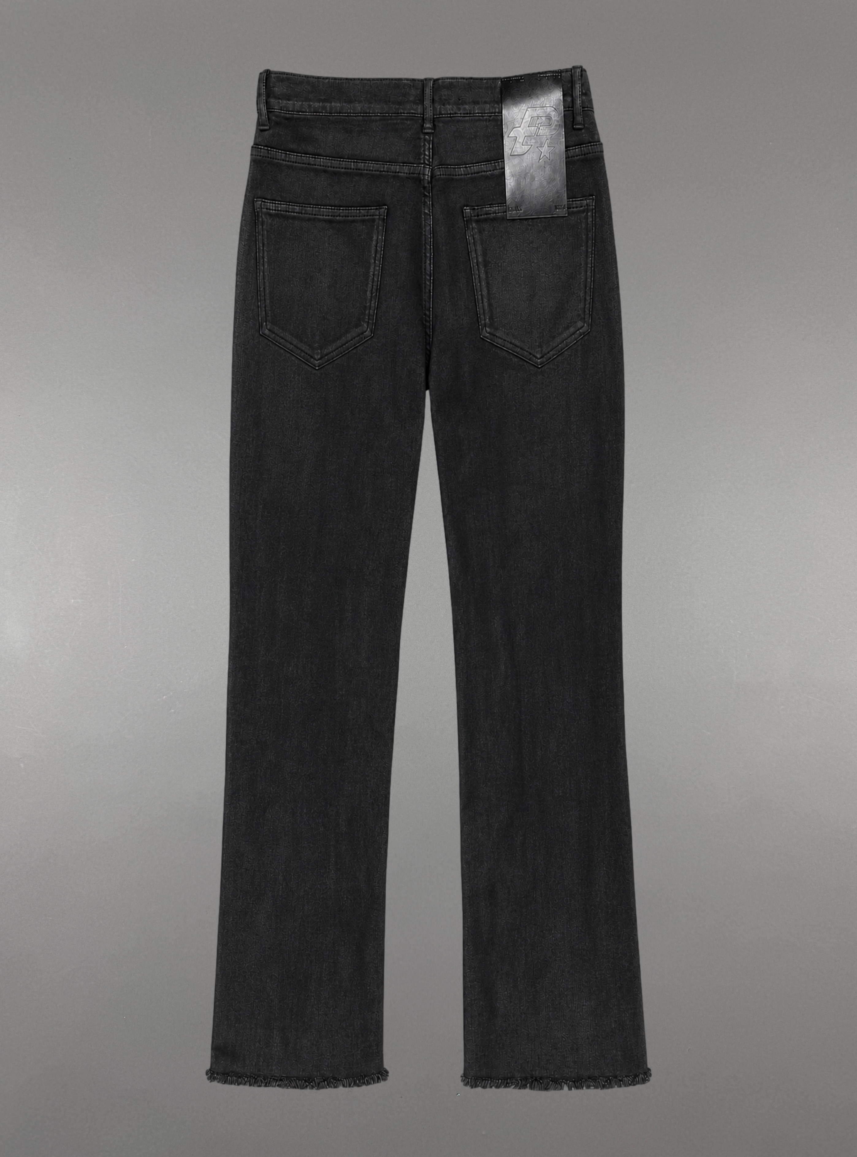 Politics Jeans - Jet Black Waxed denim - Stacked Fit - SPR-20