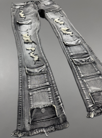 Politics Jeans - Grey Wash - Stacked Fit - SPR-21