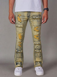 Politics Jeans - Vintage Wash- Stacked Fit - SPR-22