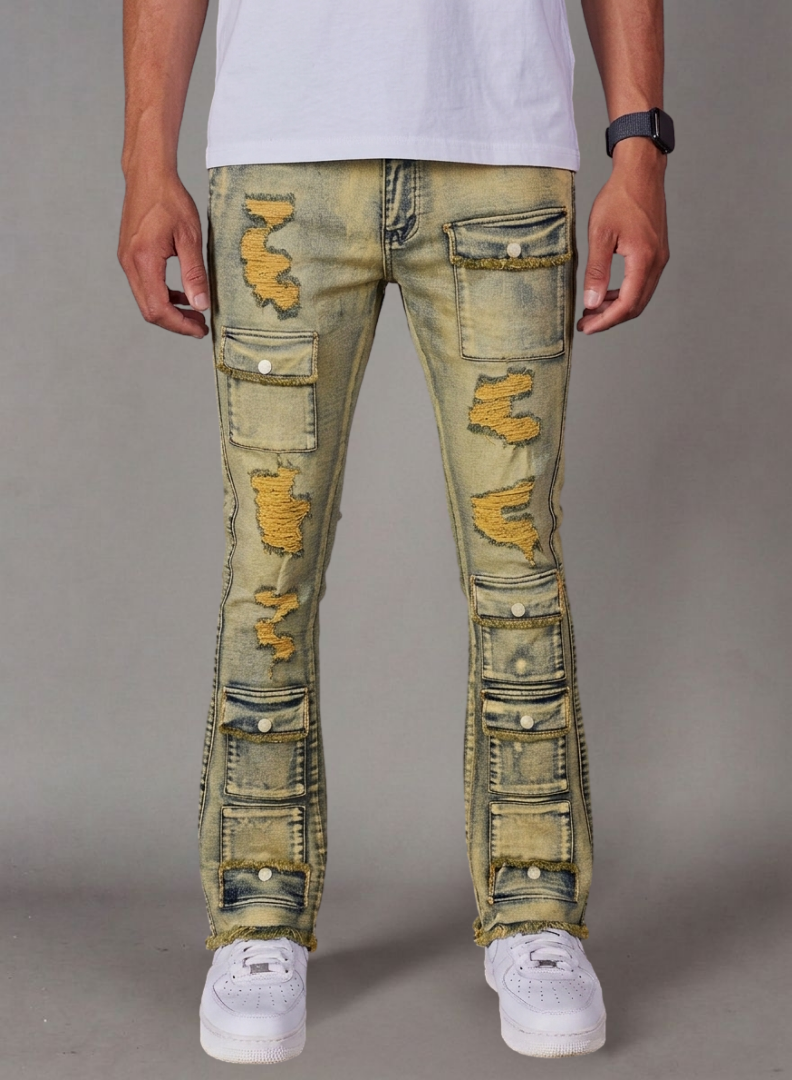 Politics Jeans - Vintage Wash- Stacked Fit - SPR-22