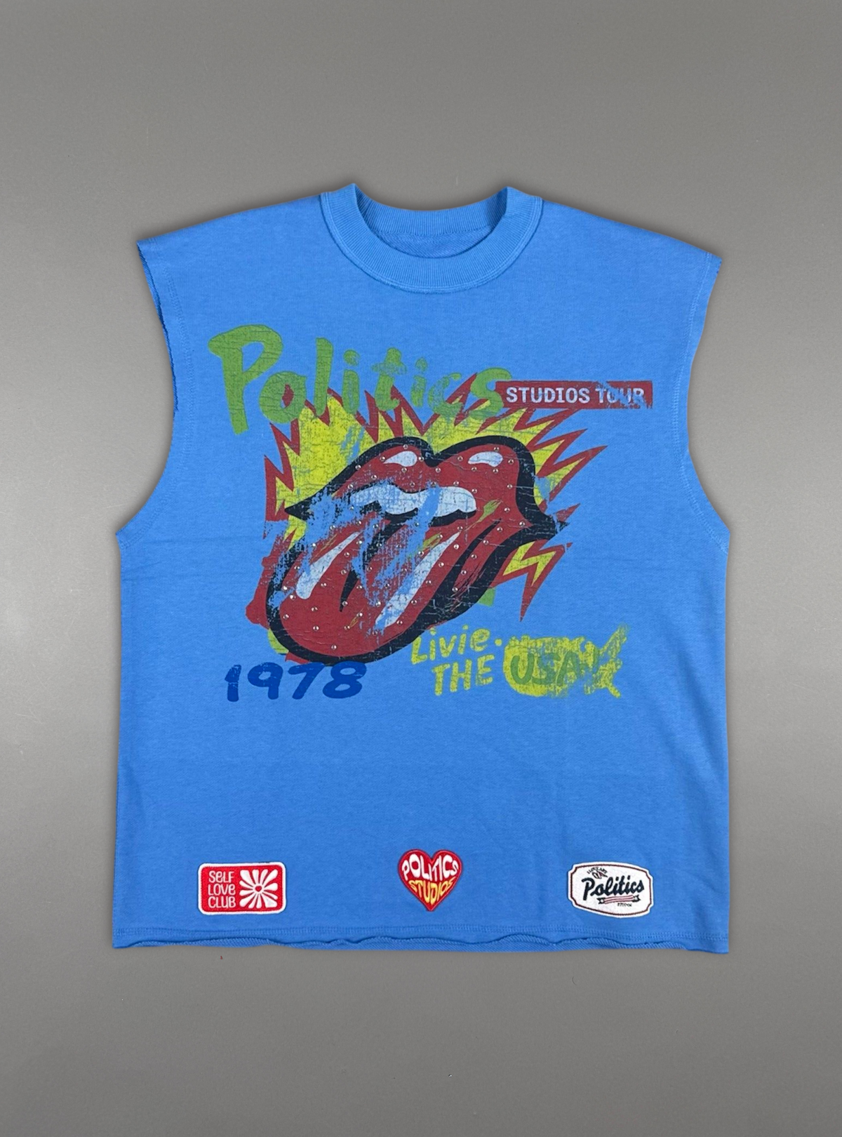 Politics Tank Top - Blue - Cruz - 9